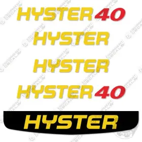 Aftermarket J40xn Fits Hyster Decal Kit Forklift- 7 Year Outdoor 3m Vinyl