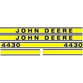 Aftermarket Jd4430 Replacement John Deere 4430 Hood Decals Aftermarket Jd4430 Replacement John Deere 4430 Hood Decals