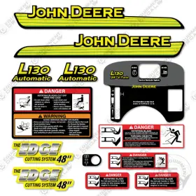 Aftermarket L130 Fits John Deere Decal Kit Mower - 7 Year Outdoor 3m Vinyl Aftermarket L130 Fits John Deere Decal Kit Mower - 7 Year Outdoor 3m Vinyl