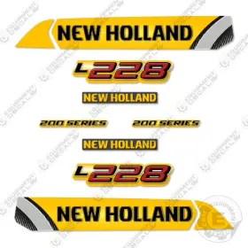Aftermarket L228 Fits New Holland Decal Kit Skid Steer- 7 Year Outdoor 3m Vinyl