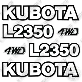 Aftermarket L2350 Fits Kubota Decal Kit Tractor - 7 Year Outdoor 3m Vinyl