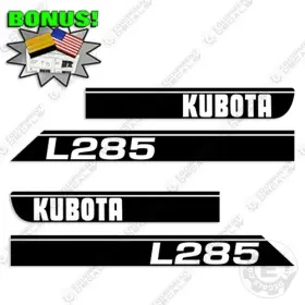 Aftermarket L285 Fits Kubota Decal Kit Tractor Decals 285 - 7 Year Outdoor 3m Vinyl Bonus