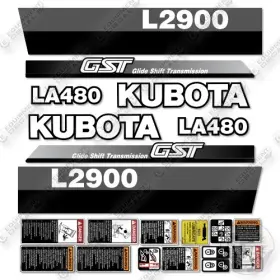 Aftermarket L2900 Fits Kubota Decal Kit Tractor - 7 Year Outdoor 3m Vinyl