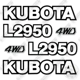 Aftermarket L2950 Fits Kubota Decal Kit Tractor - 7 Year Outdoor 3m Vinyl