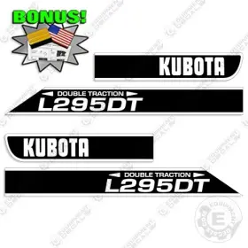 Aftermarket L295dt Fits Kubota Decal Kit Tractor Decals - 7 Year Outdoor 3m Vinyl Bonus