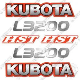 Aftermarket L3200 Fits Kubota Decal Kit Tractor- - 7 Year Outdoor 3m Vinyl