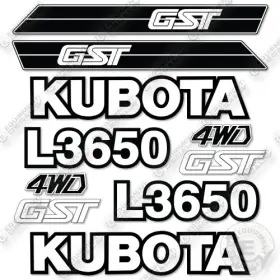 Aftermarket L3650 Fits Kubota Decal Kit Tractor - 7 Year Outdoor 3m Vinyl