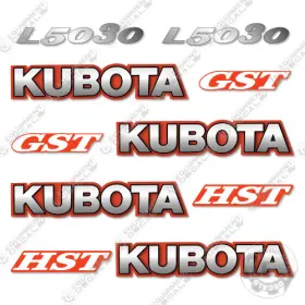 Aftermarket L5030 Fits Kubota Decal Kit Tractor Decals - 3m Vinyl Sticker Set