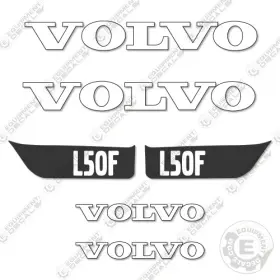 Aftermarket L50f Fits Volvo Decal Kit Wheel Loader - 7 Year Outdoor 3m Vinyl