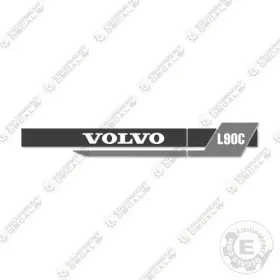 Aftermarket L90c Fits Volvo Decal Kit Large Wheel Loader - Single Side Aftermarket L90c Fits Volvo Decal Kit Large Wheel Loader - Single Side