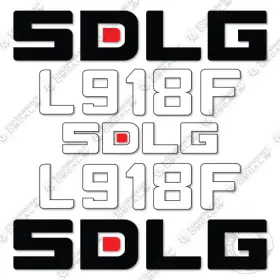 Aftermarket L918f Fits Sdlg Wheel Loader Decal Kit - 7 Year Outdoor 3m Vinyl