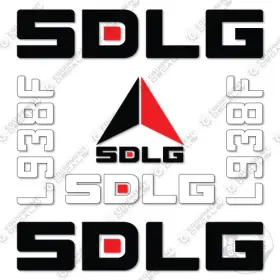 Aftermarket L938f Fits Sdlg Wheel Loader Decal Kit - 7 Year Outdoor 3m Vinyl