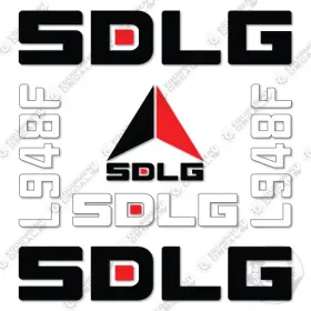 Aftermarket L948f Fits Sdlg Wheel Loader Decal Kit - 7 Year Outdoor 3m Vinyl