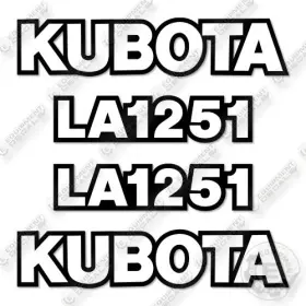 LA1251 Kubota Decal Front End Loader Kit