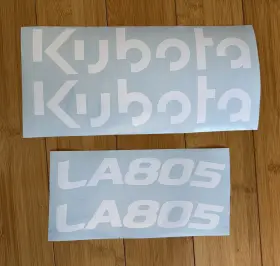 Aftermarket La805 Kubota Loader Decal Kit Set 4 Tractor Decals Replacement Stickers L4060
