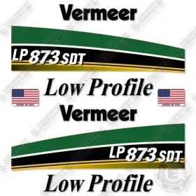 Aftermarket Lp873sdt Fits Vermeer Decal Kit Excavator- 7 Year Outdoor 3m Vinyl