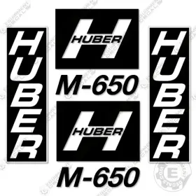 Aftermarket M650 Fits Huber Decal Kit Scraper Motor Grader - 7 Year Outdoor 3m Vinyl Aftermarket M650 Fits Huber Decal Kit Scraper Motor Grader - 7 Year Outdoor 3m Vinyl