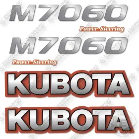 Aftermarket M7060 Fits Kubota Decal Kit Tractor - 7 Year Outdoor 3m Vinyl