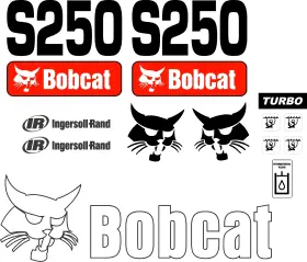 Aftermarket Mdc-s250 S S250 S Repro Decals / Kit Sticker Set Us Seller Free Shipping Fits Bobcat