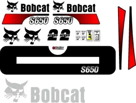 Aftermarket Mdc-s650 S650 Replacement Premium Decal Kit Sticker Set Decals Fits Bobcat