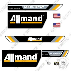 Aftermarket Mh-1000 Fits Allmand Decal Kit Diesel Heater - 7 Year Outdoor 3m Vinyl Aftermarket Mh-1000 Fits Allmand Decal Kit Diesel Heater - 7 Year Outdoor 3m Vinyl