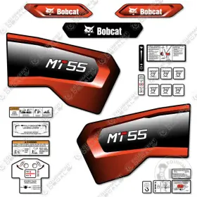 Aftermarket Mt55 Fits Bobcat Decal Kit Mini Skid Steer Stage 5 - 7 Year 3m Vinyl