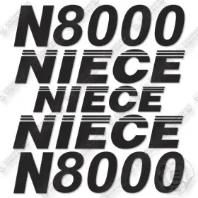 Aftermarket N8000 Fits Niece Decal Kit Water Truck - 7 Year 3m Outdoor Vinyl
