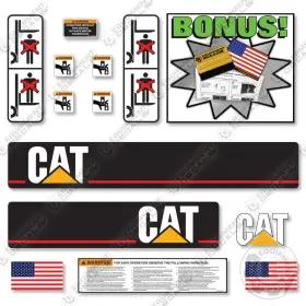 Aftermarket Nr4500p Fits Caterpillar Forklift Decal Kit - 7 Year Outdoor 3m Vinyl Fork Lift