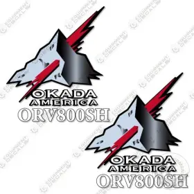 Aftermarket Orv800sh Fits Okada America Decal Kit Hammer - 7 Year Outdoor 3m Vinyl