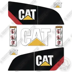 Aftermarket P11000 Fits Caterpillar Decal Kit Forklift - 7 Year Outdoor 3m Vinyl