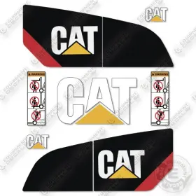 Aftermarket P12000 Fits Caterpillar Decal Kit Forklift - 7 Year Outdoor 3m Vinyl