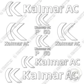 Aftermarket P50bxps Fits Kalmar Decal Kit Forklift - 7 Year Outdoor 3m Vinyl