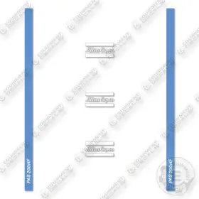 Aftermarket Pas200hfs Atlas Copco Pas200hf Decal Kit Pump -