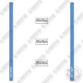 Aftermarket Pas300hfs Atlas Copco Pas300hf Decal Kit Pump -