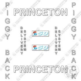 Aftermarket Pb50 Fits Princeton Decal Kit Piggyback Forklift - 7 Year Outdoor 3m Vinyl Aftermarket Pb50 Fits Princeton Decal Kit Piggyback Forklift - 7 Year Outdoor 3m Vinyl