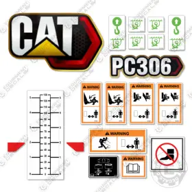 Aftermarket Pc306 Fits Caterpillar Decal Kit Cold Planer - 7 Year Outdoor 3m Vinyl Aftermarket Pc306 Fits Caterpillar Decal Kit Cold Planer - 7 Year Outdoor 3m Vinyl