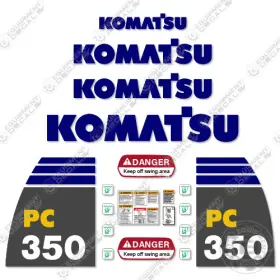 Aftermarket Pc350-8 Fits Komatsu Decal Kit - 7 Year Outdoor 3m Vinyl