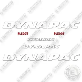 Aftermarket Pl500t Fits Dynapac Decal Kit Compact Planer-7 Year Outdoor 3m Vinyl
