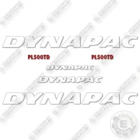 Aftermarket Pl500td Fits Dynapac Decal Kit Compact Planer-7 Year Outdoor 3m Vinyl
