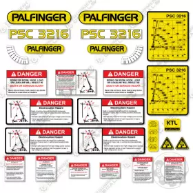 Aftermarket Psc3216 Fits Palfinger Decal Kit Telescopic Service Crane - 7 Year 3m Vinyl Aftermarket Psc3216 Fits Palfinger Decal Kit Telescopic Service Crane - 7 Year 3m Vinyl