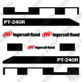 Aftermarket Pt240r Fits Ingersoll-rand Decal Kit Asphalt Compactor- 7 Year Outdoor 3m Vinyl