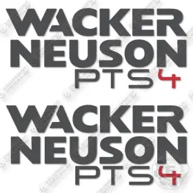 Aftermarket Pts4 Fits Wacker Neuson Decal Kit Pump - 7 Year Outdoor 3m Vinyl