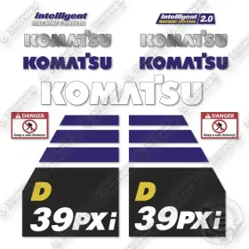 PXI-24 KOMATSU Decal Crawler Kit