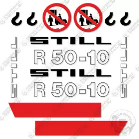 Aftermarket R50-10 Fits Still Decal Kit Forklift - 7 Year Outdoor 3m Vinyl Aftermarket R50-10 Fits Still Decal Kit Forklift - 7 Year Outdoor 3m Vinyl