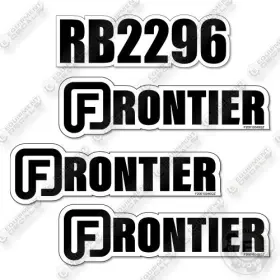 Aftermarket Rb2296 Fits Frontier Decal Kit Rear Blades - 7 Year Outdoor 3m Vinyl