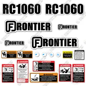 Aftermarket Rc1060 Fits Frontier Decal Kit Tractor Rotor Cutter - 7 Year Outdoor 3m Vinyl