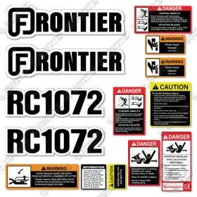 Aftermarket Rc1072 Fits Frontier Decal Kit Tractor Rotor Cutter - 7 Year Outdoor 3m Vinyl