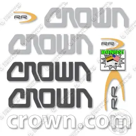 Aftermarket Rr5200 Fits Crown Decal Kit Forklift - 7 Year Outdoor 3m Vinyl