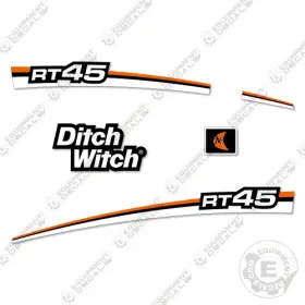 Aftermarket Rt-45 Fits Ditch Witch Decal Kit Trencher - 7 Year Outdoor 3m Vinyl