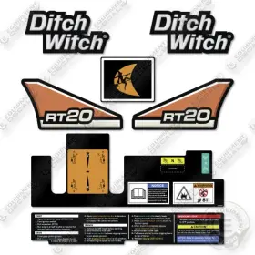 Aftermarket Rt20 Fits Ditch Witch Decal Kit Trencher- 7 Year Outdoor 3m Vinyl